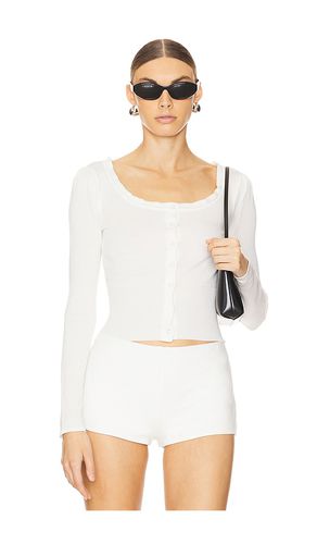 Tessa cardigan top en color talla L en - White. Talla L (también en M, S, XS) - ALL THE WAYS - Modalova