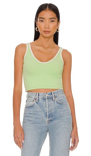 Roxy contrast trim top en color verde talla XXS en - Green. Talla XXS (también en L) - ALL THE WAYS - Modalova