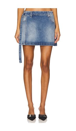 Falda envolvente en color denim-medium talla 23 en - Denim-Medium. Talla 23 (también en 24, 25, 26, 27, 28, 29, 30, 32, 34) - Abrand - Modalova