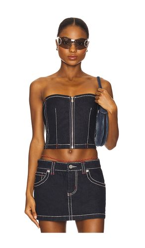 Cameron Denim Bustier in . Size L. Also in M, S, XL, XS - Abrand - Modalova