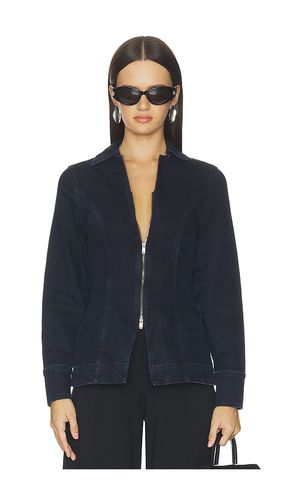 Tilly Denim Zip Jacket in . Size 0. Also in 2, 4, 6, 8, 10 - ALIGNE - Modalova