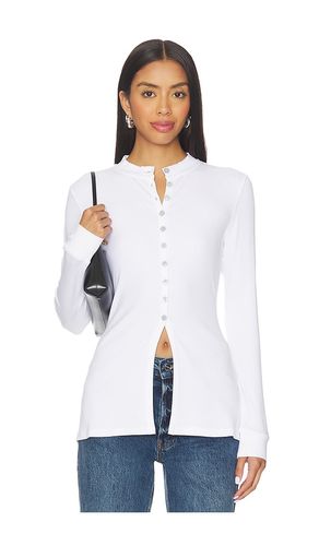 Daphne Rib Placket Top in . Size 0. Also in 10, 2, 4, 6, 8 - ALIGNE - Modalova