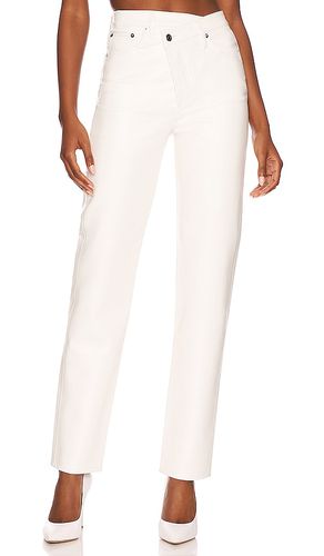 Pierna recta criss cross en color blanco talla 30 en - White. Talla 30 (también en 31, 32, 33, 34) - AGOLDE - Modalova