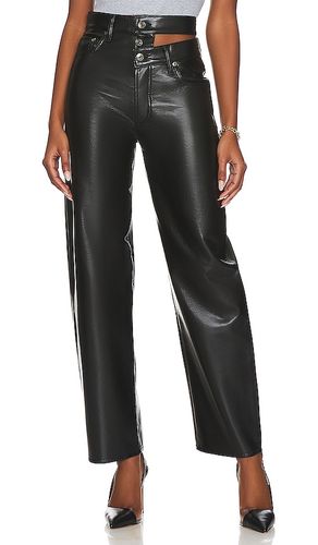 Recycled Leather Broken Waistband in . Size 31. Also in 32, 33 - AGOLDE - Modalova