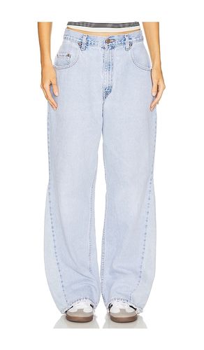Pierna ancha slouchy en color azul talla 23 en - Blue. Talla 23 (también en 24, 25, 26, 27, 28, 29, 30, 31, 32, 33, 34) - aligrace - Modalova