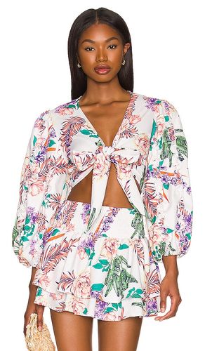 X revolve okzana top en color blanco talla L en - White. Talla L (también en XS) - Agua Bendita - Modalova