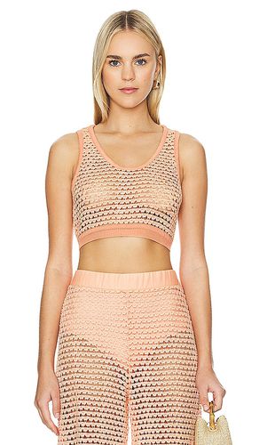 Top corto brit en color durazno talla L en - Peach. Talla L (también en M, S, XS, XXL) - Agua Bendita - Modalova