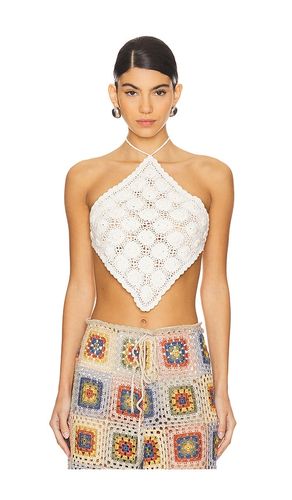 Flower Harvest Halter Top in . Taglia S - Agua Bendita - Modalova