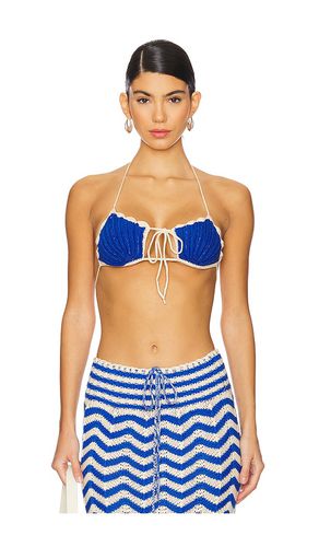 X revolve catina top en color azul talla L en - Blue. Talla L (también en M, S, XL, XS, XXL) - Agua Bendita - Modalova