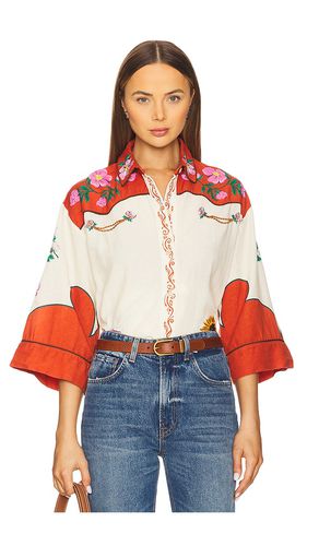 Chrissy Nopal Button Up Shirt in . Size M, S - Agua Bendita - Modalova