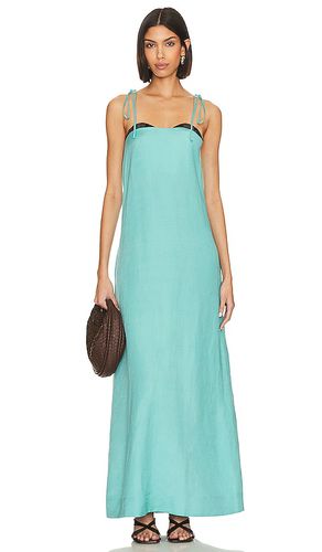 Vintage orchid maxi dress in color teal size L in - Teal. Size L (also in S) - ADRIANA DEGREAS - Modalova