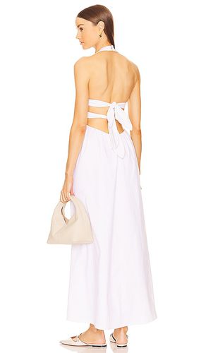 Maxi dress in color white size L in - White. Size L (also in M, S) - ADRIANA DEGREAS - Modalova