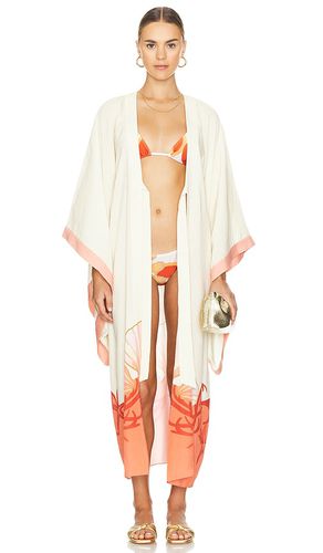 Seashell Maxi Long Robe in . Size M, S - ADRIANA DEGREAS - Modalova