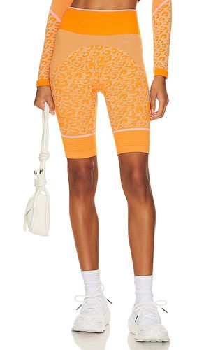 Pantalones cortos de yoga sin costuras true strength en color naranja talla M en Unity Orange B - adidas by Stella McCartney - Modalova