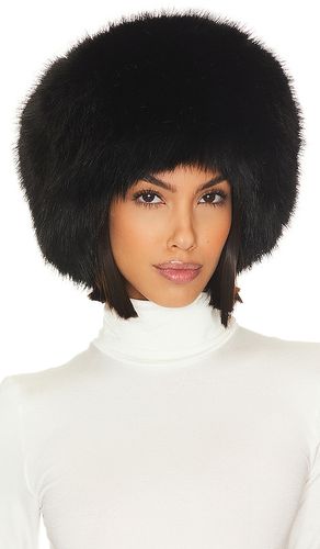 Sombrero de zorro falso en color negro talla all en - Black. Talla all - Adrienne Landau - Modalova