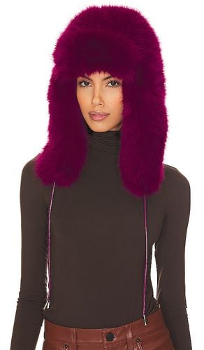 Faux Fox Trapper Hat in - Adrienne Landau - Modalova