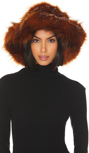 Sombrero de mapache falso en color talla all en - Brown. Talla all - Adrienne Landau - Modalova