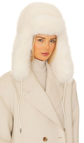 Sombrero de cazador de zorro falso en color talla all en - White. Talla all - Adrienne Landau - Modalova