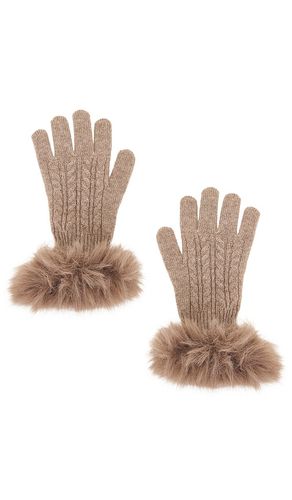 Guantes cashmere en color marrón talla all en - Brown. Talla all - Adrienne Landau - Modalova