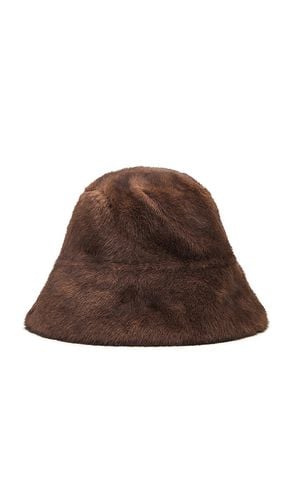 Sombrero pesca the uptown faux fur en color marrón talla all en - Brown. Talla all - Adrienne Landau - Modalova