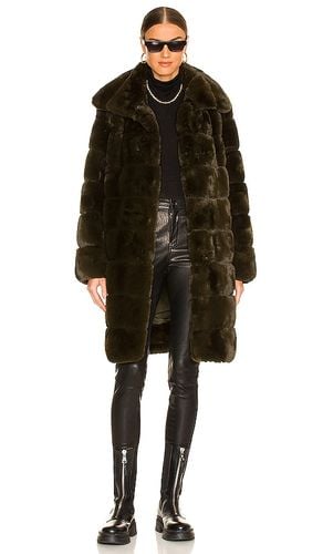 Faux Fur Long Coat in . Size M - Adrienne Landau - Modalova