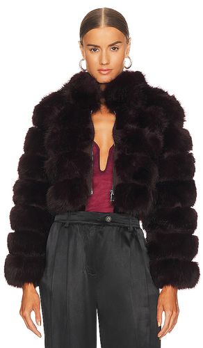 X REVOLVE Faux Fox Fur Jacket in . Size M, S - Adrienne Landau - Modalova