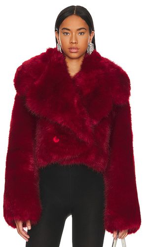 Chaqueta faux fur en color talla M en - Red. Talla M (también en S) - Adrienne Landau - Modalova