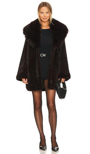 Faux Fox & Mink Coat in . Size M, S - Adrienne Landau - Modalova