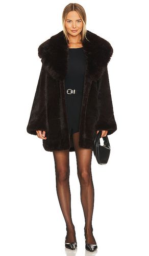 Faux Fox & Mink Coat in . Size S - Adrienne Landau - Modalova