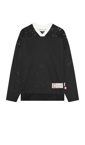 Juxtaposition lace mesh hockey shirt in color size L in - . Size L (also in S, XL/1X) - Advisory Board Crystals - Modalova