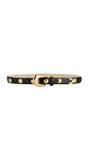 Patent Studded Belt in . Taglia XXS - AUREUM - Modalova