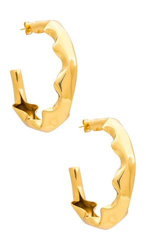 Pendientes astrid en color oro metálico talla all en - Metallic Gold. Talla all - AUREUM - Modalova
