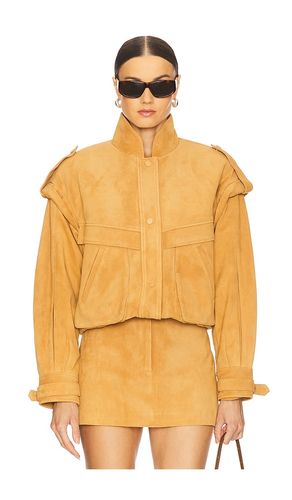 Leather Suede Oversized Jacket in . Size M. Also in XXS - AEXAE - Modalova