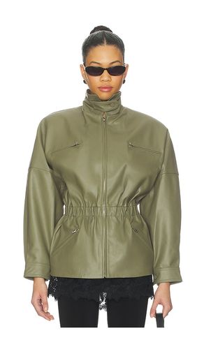 Leather Cinched Mid Jacket in . Size S. Also in M, L - AEXAE - Modalova