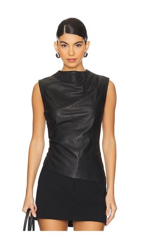 Leather Ruched Top in . Size XS. Also in XXS - AEXAE - Modalova