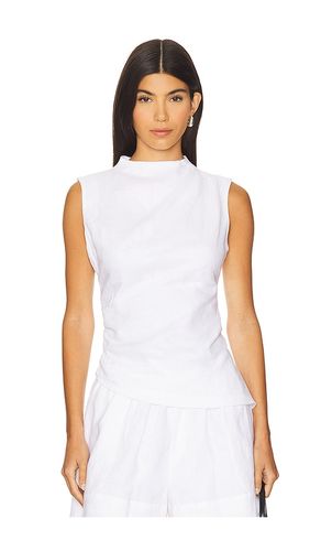 Linen Ruched Top in . Size L. Also in M, S, XL, XS - AEXAE - Modalova