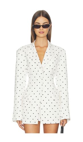 Edel Blazer in Blanc Pin Dot in . Size S. Also in L, XL - AFRM - Modalova