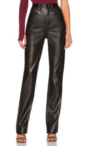 Pantalones de cuero vegano heston en color talla 24 en - Black. Talla 24 (también en 26, 30, 32) - AFRM - Modalova