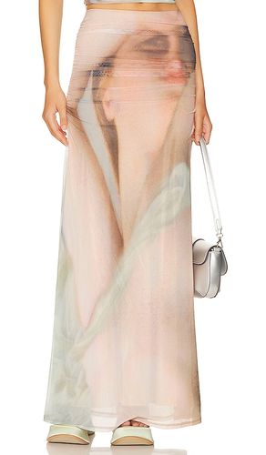 Falda maxi jae en color ivory talla L en - Ivory. Talla L (también en M, XL) - AFRM - Modalova
