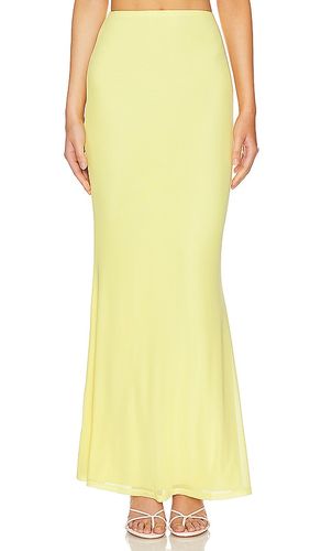 Falda maxi tegan en color amarillo talla 1X en - Yellow. Talla 1X (también en 2X, M, S, XL) - AFRM - Modalova