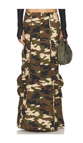 Falda midi cassie en color militar talla 24 en - Army. Talla 24 (también en 25, 26) - AFRM - Modalova