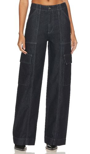 Jean pierna ancha x emrata amia en color denim-dark talla 25 en - Denim-Dark. Talla 25 (también en 26, 30, 31) - AG Jeans - Modalova