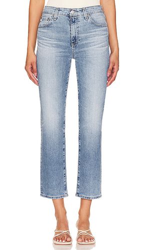 Saige crop straight leg in color blue size 24 in - Blue. Size 24 (also in 25, 26, 28, 29, 31, 32) - AG Jeans - Modalova