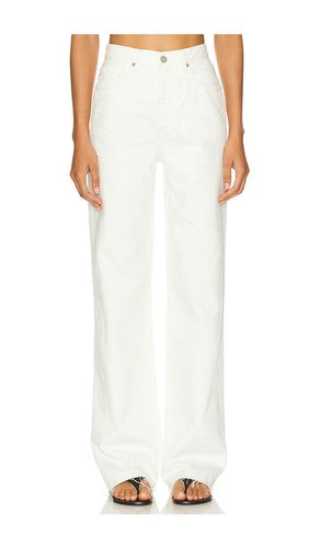 Pierna recta kora en color blanco talla 24 en - White. Talla 24 (también en 25, 28, 29, 30) - AG Jeans - Modalova