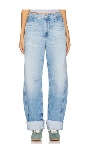 Mom jeans con dobladillo doblado mercer en color denim claro talla 27 en - Denim-Light. Talla 27 (también en 28, 32, 33) - AG Jeans - Modalova