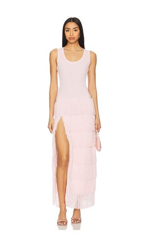 Donzetta Knit Fringe Dress in . Size L. Also in M, S, XS - AKNVAS - Modalova