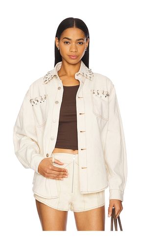 X REVOLVE Cam Denim Shirt With Modified Rings in . Size L. Also in M, S, XL, XS - AKNVAS - Modalova