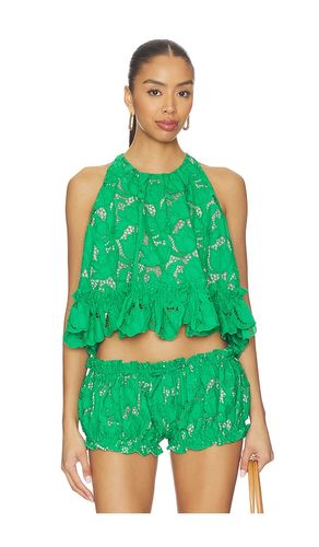 Mika Guipure Lace Halter Top in . Size M. Also in L - AKNVAS - Modalova