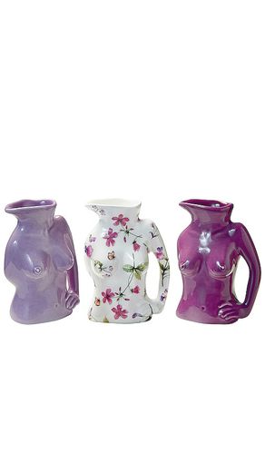 Set de jarras mini jugs en color morado talla all en & - . Talla all - Anissa Kermiche - Modalova