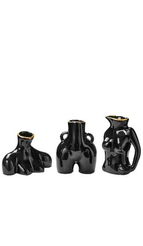 Set de vasijas icons en color negro talla all en & - . Talla all - Anissa Kermiche - Modalova